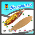 Custom Complete Long Skateboard with 56*32mm PVC Wheels (EN13613 Certificate)